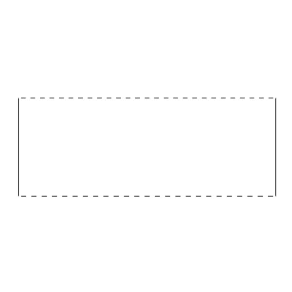 I.V. Bag Label, Thermal Perfcut 1" x 3-1/2" White w/Blackbar, 3" Core